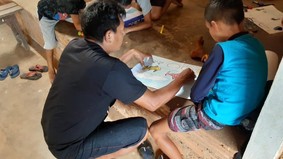 Projeto Tapajós Solar promove oficinas com crianças e adolescentes de Comunidade na Flona do Tapajós